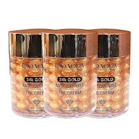 PACK 3 24K GOLD ANTI-WRINKLE EYE CREAM 180G BIOAQUA